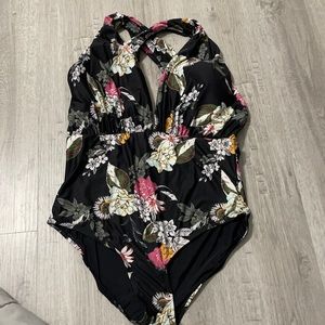 Floral One Piece Swimsuit ModCloth